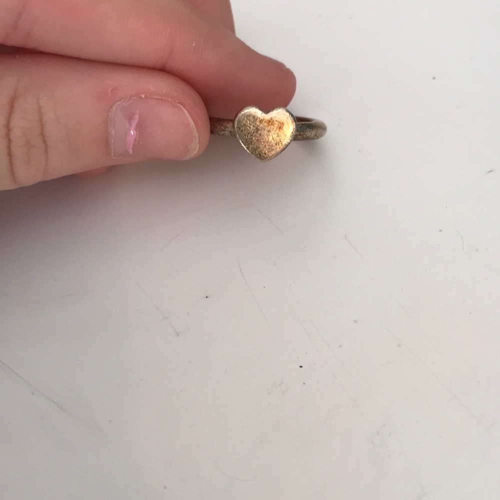 JAMES AVERY heart stackable ring size 7 or 8
